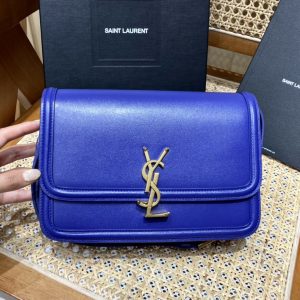 Turkey YSL聖羅蘭solferino包寶藍色聖羅蘭女士包包官網