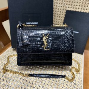 Seattle USA聖羅蘭sunset鱷魚皮聖羅蘭包包官網價格