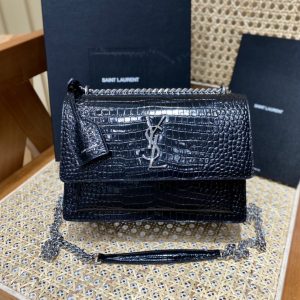 Boston USA聖羅蘭sunset包真假對比聖羅蘭sunset包