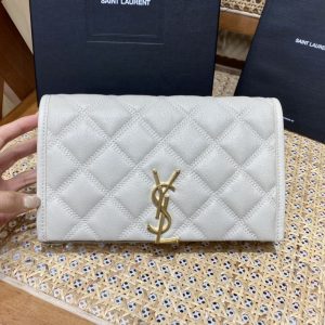 Liverpool UK Britain 聖羅蘭Becky菱形絎縫小羊皮鏈條包