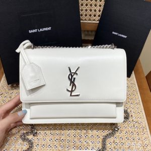 United Arab Emirates YSL sunset日落包白色銀扣聖羅蘭