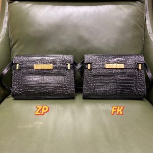 Kuwait  YSL 聖羅蘭 Manhattan法棍包小號正品對比圖