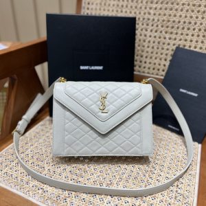 Qatar YSL 聖羅蘭Gaby mini絎縫紋路信封斜挎包聖羅蘭包