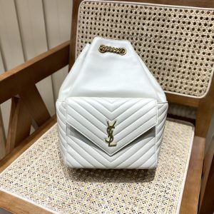 Abu Dhabi YSL聖羅蘭V型絎縫雙肩包聖羅蘭女包官方網站