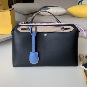 Sydney Australia芬迪Fendi By the way手袋黑拼色28cm