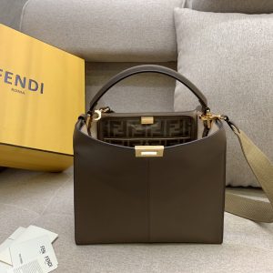 New York USA芬迪Fendi Peekaboo X-Lite 中號手袋