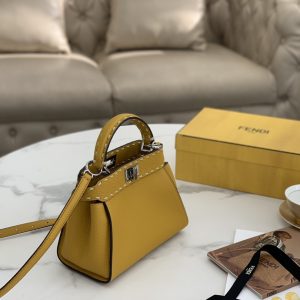 Abu Dhabi芬迪Fendi peekaboo  Iconic膠囊最新繫列黃色