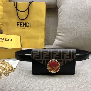 Jakarta芬迪Fendi腰包黑拼色芬迪包包官網價格圖片