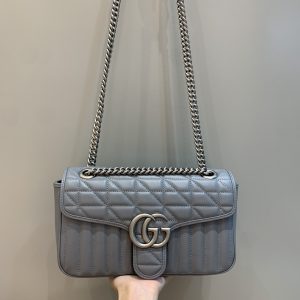 Bahrain East riffa古馳Marmont肩背包幾何繫列灰色