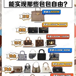 妳的收入，能實現那些包包自由？奢侈品包包分享
