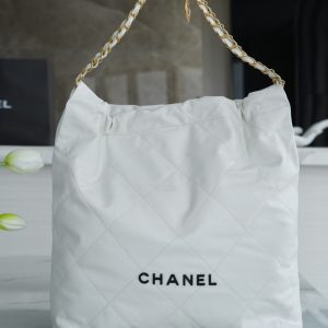 Kuwait 香奈兒 chanel 春夏新款 22手袋 大號白色48CM