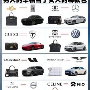 不同的包對應什麽車，男人的車相當於女人的什麽哪款包