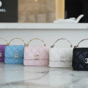 Morocco  chanel22s琺瑯扣手提迷妳零錢包香奈兒的女包