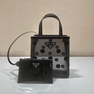 Ekateriburg PRADA 普拉達托特包刺繡波亮圓點小號