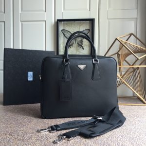 Biklyan’ PRADA 普拉達男包經典款黑色普拉達男士包圖片