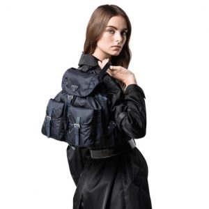 PRADA 普拉達新款背包尼龍雙肩包普拉達新款雙肩包
