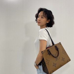 LV路易威登托特包OntheGo tote中號路易威登的包