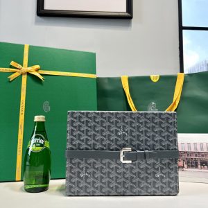 戈雅官方旗艦店圖片Goyard八只裝手錶盒灰色戈雅包包