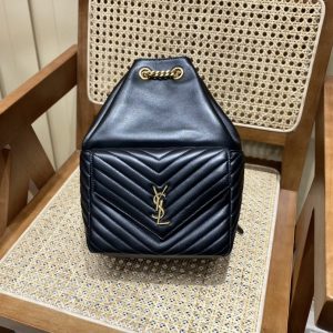 聖羅蘭joe backpack雙肩包怎麽把口收住YSL“V”型雙肩包