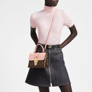 LV路易威登包包 Locky BB Rose Poudré 粉紅色M44080