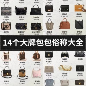 奢侈品包包俗稱||發財桶、相機包還有馬鞍包?奢侈品包包