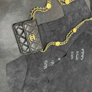 Berkakit Chanel 22A 高級手工坊金幣woc mini香奈兒 女包