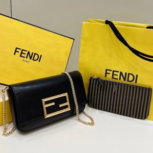 芬迪 Fendi baguette包包幾何圖形簡約款芬迪女包新款