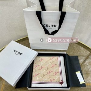 思琳官方旗艦店官網Celine 思琳真絲方巾配磚櫃全套包裝