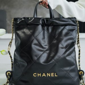 香奈兒雙肩背包價格和圖片CHANEL22P春夏新款雙肩背包
