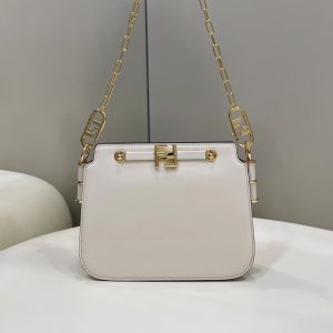 Biklyan’ 芬迪女包官網價格新款圖片FENDI touch包包白