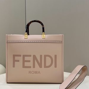 芬迪包包官網價格圖片芬迪 Fendi最新托特新色 爆版 粉