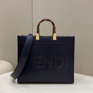 芬迪 Fendi托特tote包包爆版寶藍芬迪包包價格圖片