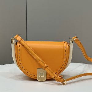 Vancouver Canada芬迪 Fendi馬鞍包橙色芬迪馬鞍包真假