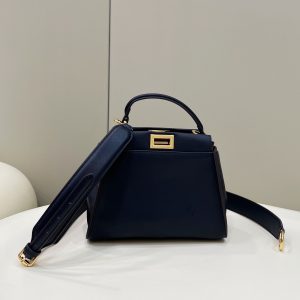 Abakan芬迪 Fendi peekaboo 經典款全套包裝寶藍Fendi