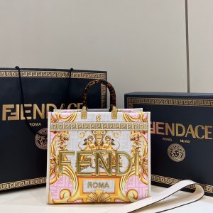 芬迪 Fendi TOTE世紀聯名繫列芬迪女包官網價格新款圖片