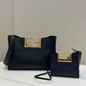Fendi way bag 極簡風小桶包全套 克芬迪包包官網價格