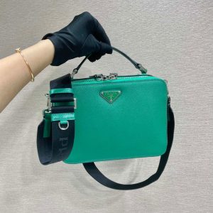 PRADA  Brique皮革手袋2VH069普拉達包包圖片最新款