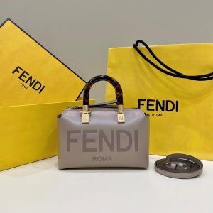 Orenburg Fendi By The Way Boston迷妳手袋灰芬迪包包