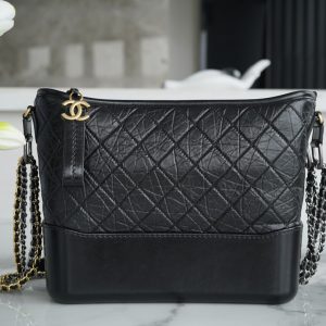 TAMBOV (TCNA)CHANEL Gabrielle  經典流浪包 黑色大號