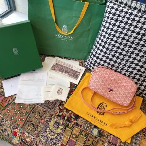 San Francisco USA戈雅相機包官網價格Goyard 限定粉相機包