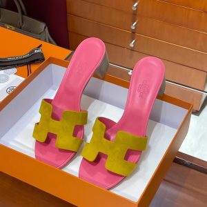 Biisk 愛馬仕 Hermers新款麂皮山羊皮涼鞋愛馬仕鞋子的標誌圖片