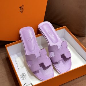 Zhigulevskoye more 愛馬仕 Hermers2023最新高跟拖鞋紫色