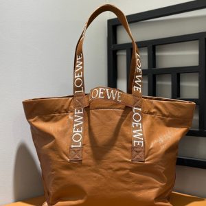 Syktyvkar LOEWE羅意威Fold shopper 老羅 最新秀款購物袋/媽咪袋