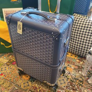 Spain 深藍色～韓國專櫃版Goyard戈雅Goyard  20寸登機箱
