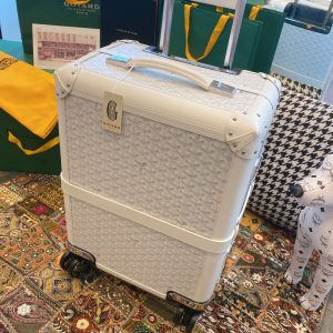 Indonesia Goyard  20寸登機箱白色韓國專櫃版Goyard戈雅
