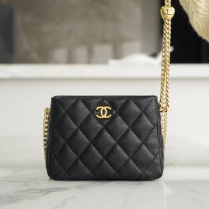 Biisk CHANEL CHANEL 23P春夏新款 愛心調節扣HoBo包