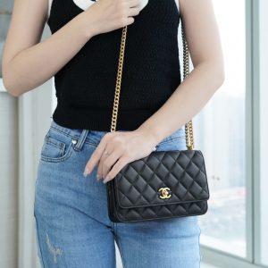 香港東區CHANEL 香奈兒23S春夏新款 山茶花woc 香奈兒的包