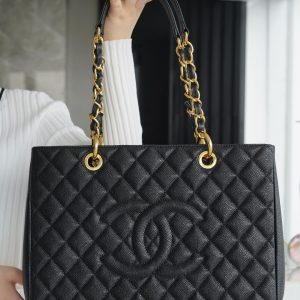 Saudi Arabia Dammam 香奈兒 CHANEL GST購物袋 魚子醬黑金