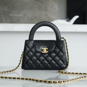 Kuwait CHANEL 23k Kelly手柄包 黑色 大號 香奈兒包包官網