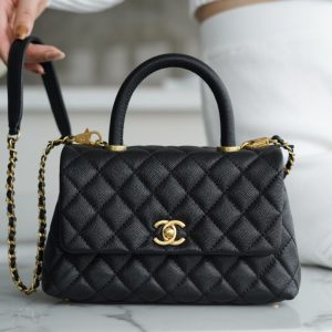 Ul’yanovsk – 3 CHANEL coco handle 牛皮手柄 黑色 小號